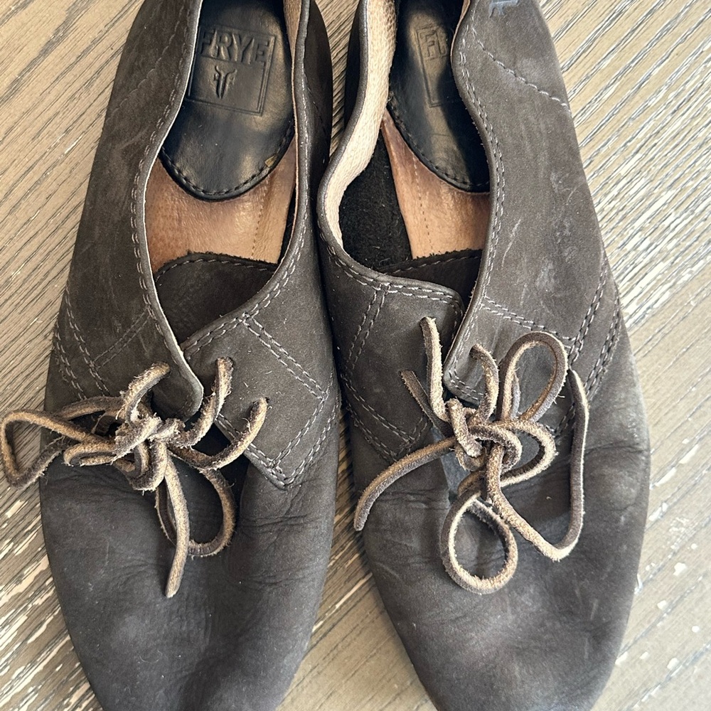 Frye Brown Flats Classic Loafers